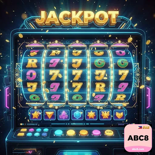 Mobile player enjoying live slot games on abc8